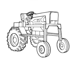 Illustration d’un enjambeur